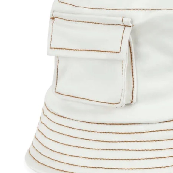 LAINA Rauma white denim bucket hat - Picture 4 of 7